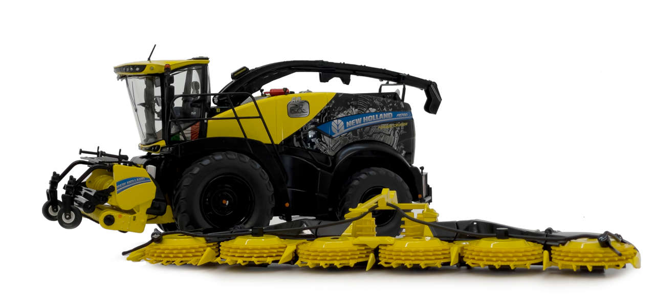 New Holland FR780 mit Maisgebiss und Pickup Demo Tour Italy Edition Limited Edition Modell von MarGe Models 1:32
