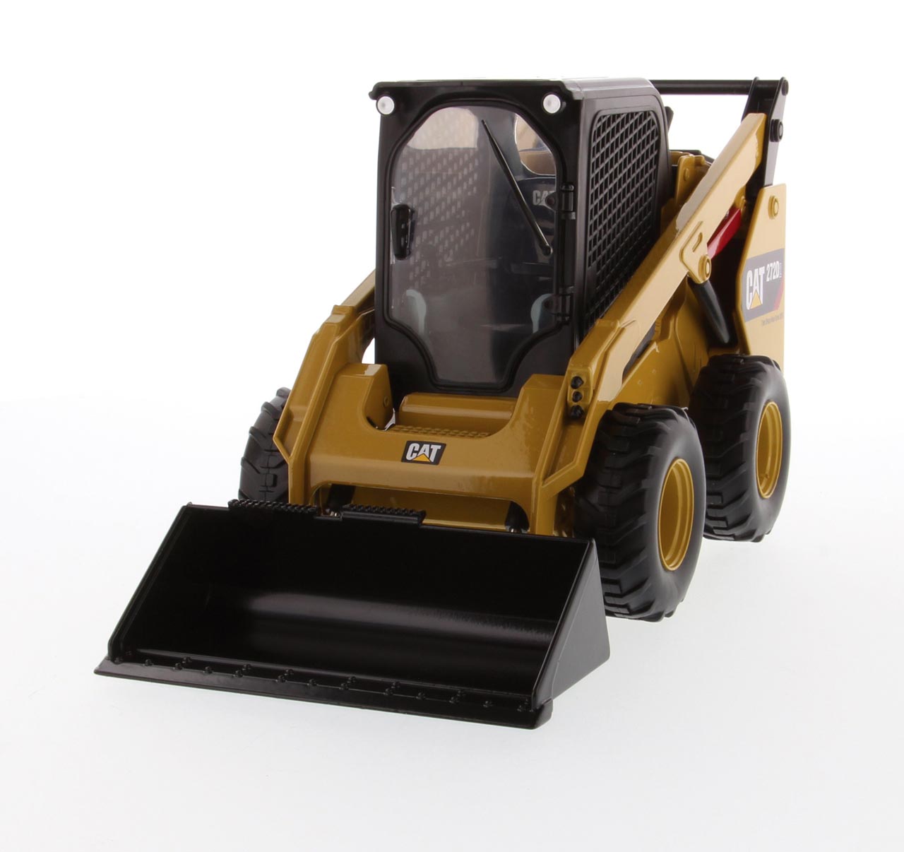 Cat 272D2 Kompaktlader mit Anbauteilen Modell von DieCast Masters 1:16