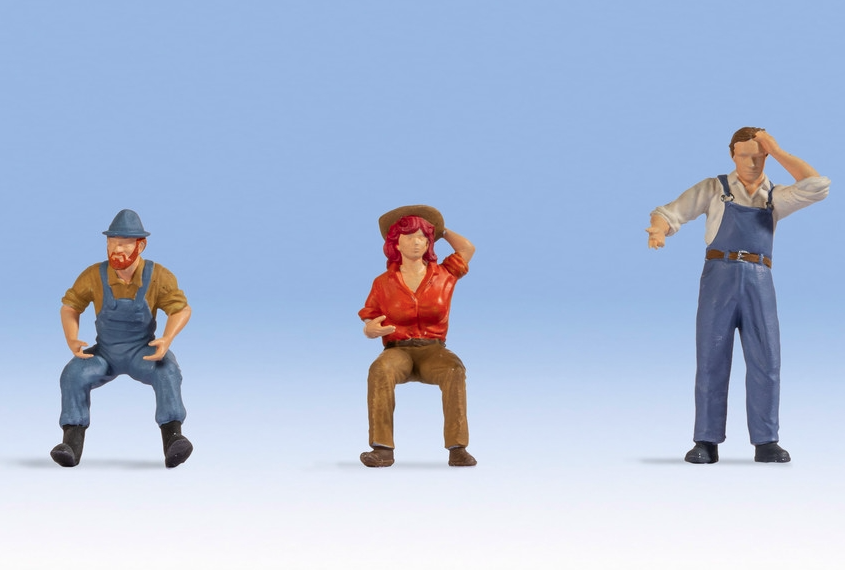 Figurenset Traktorfahrer Modell von Noch 1:45