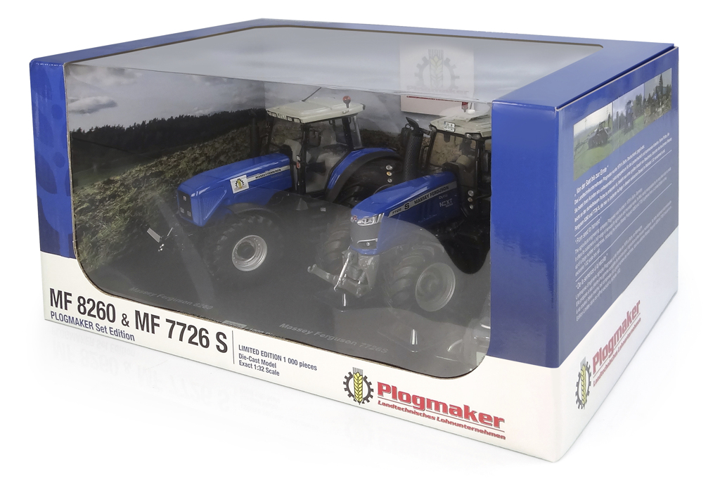 MF 8260 & MF 7726 S Plogmaker Set Limited Edition Modell von Universal Hobbies 1:32