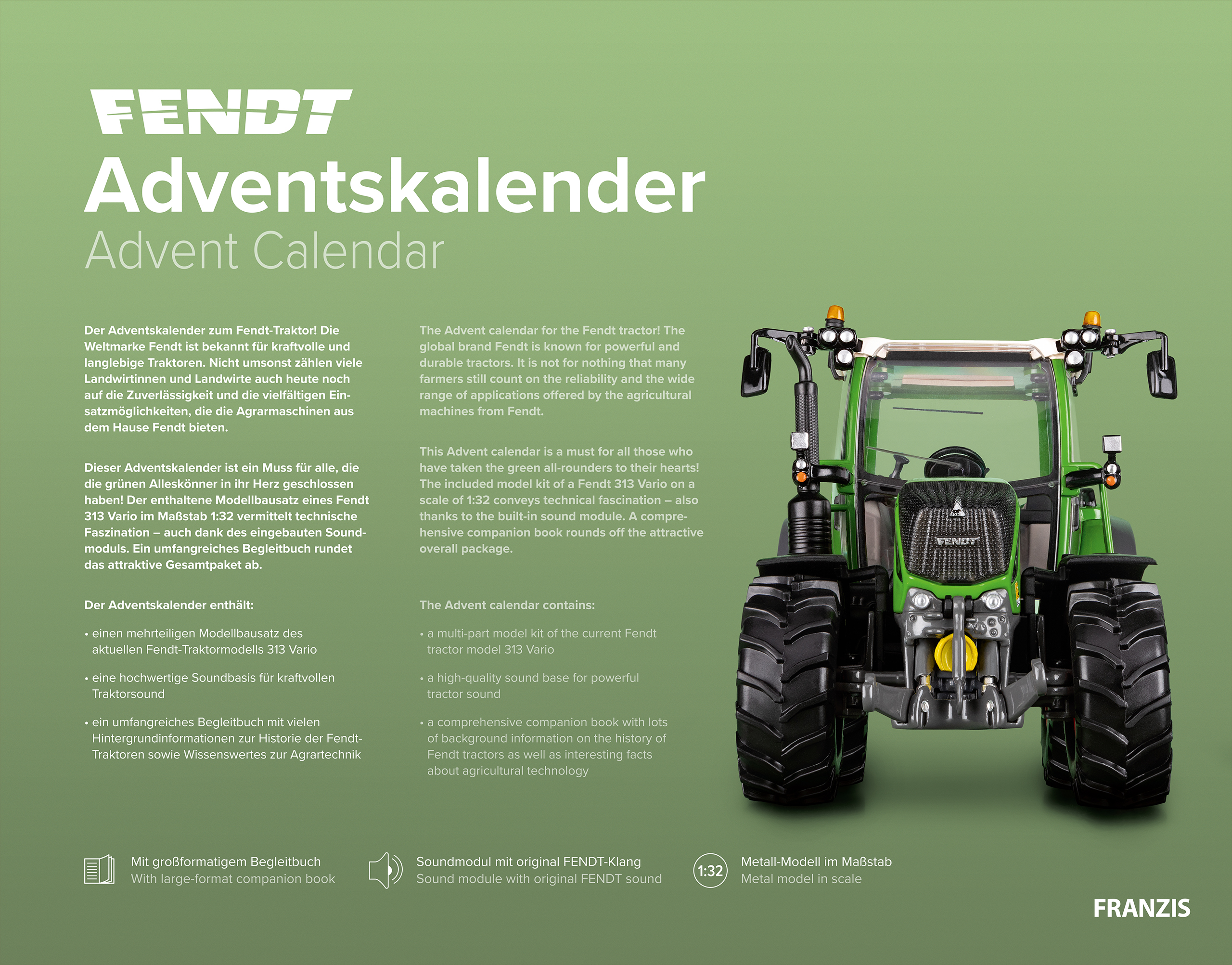 Fendt Vario 313 Adventskalender