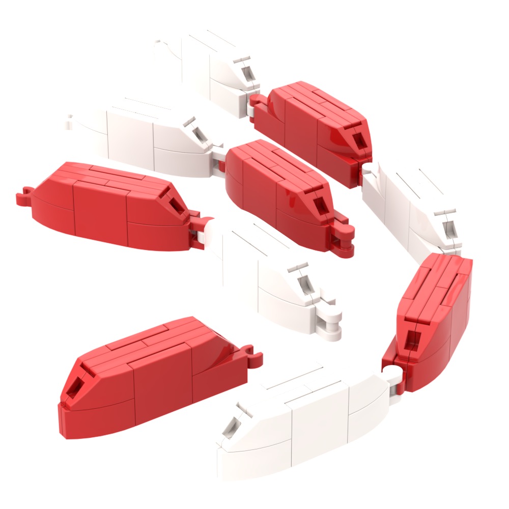 Leitsystem Baustelle, 10 Stück
