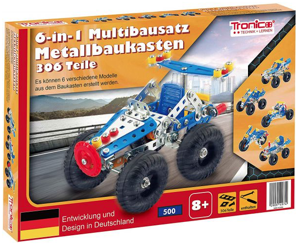 Metallbaukasten 6-in-1