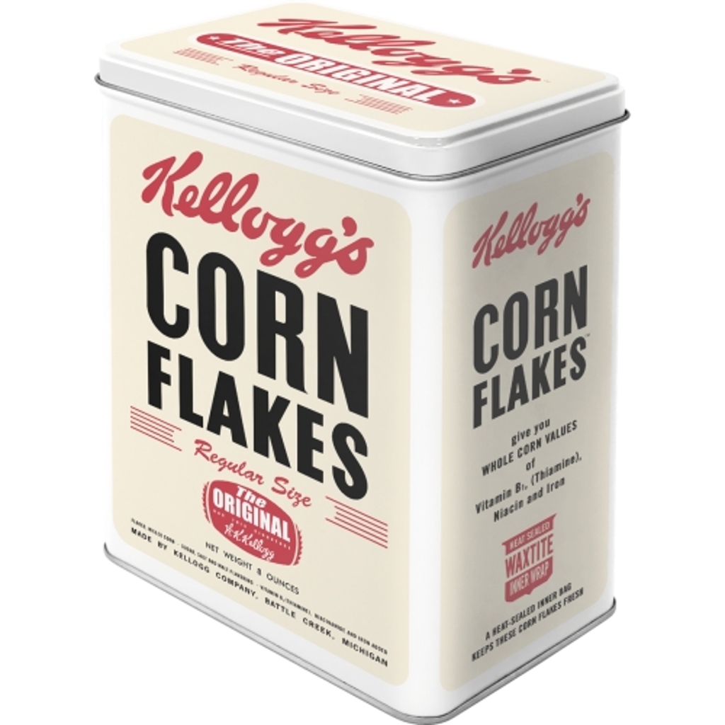 Vorratsdose L Kelloggs Corn Flakes Retro Package-1