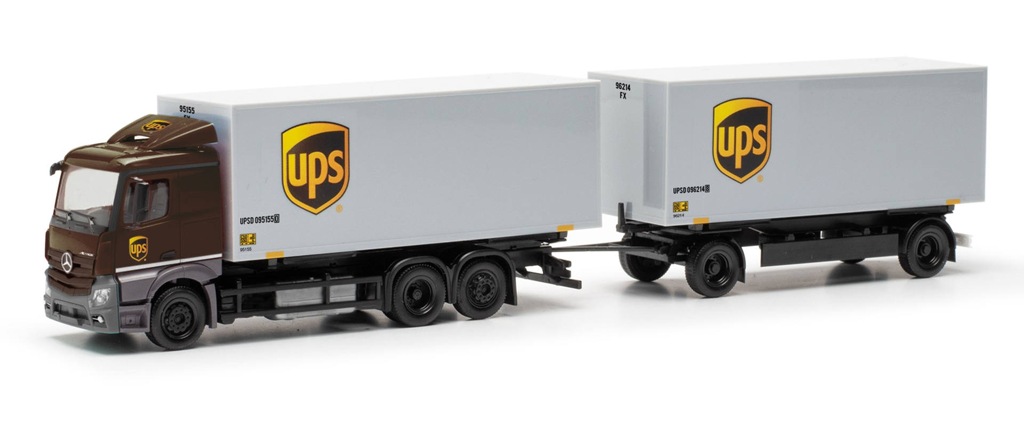 Mercedes-Benz Actros Classicspace Wechselkoffer-Hängerzug UPS-1