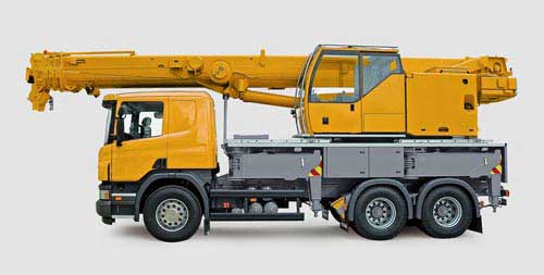 Teleskop-Kranwagen MAN Teleskop-Kranwagen Modell von Siku 1:87.