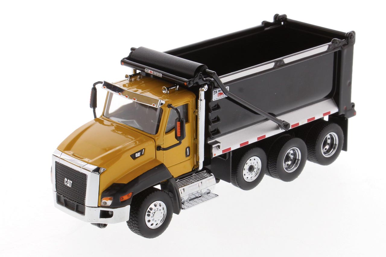 CAT CT660 SBFA mit OX Stampede Muldenkipper Modell von DieCast Masters 1:50