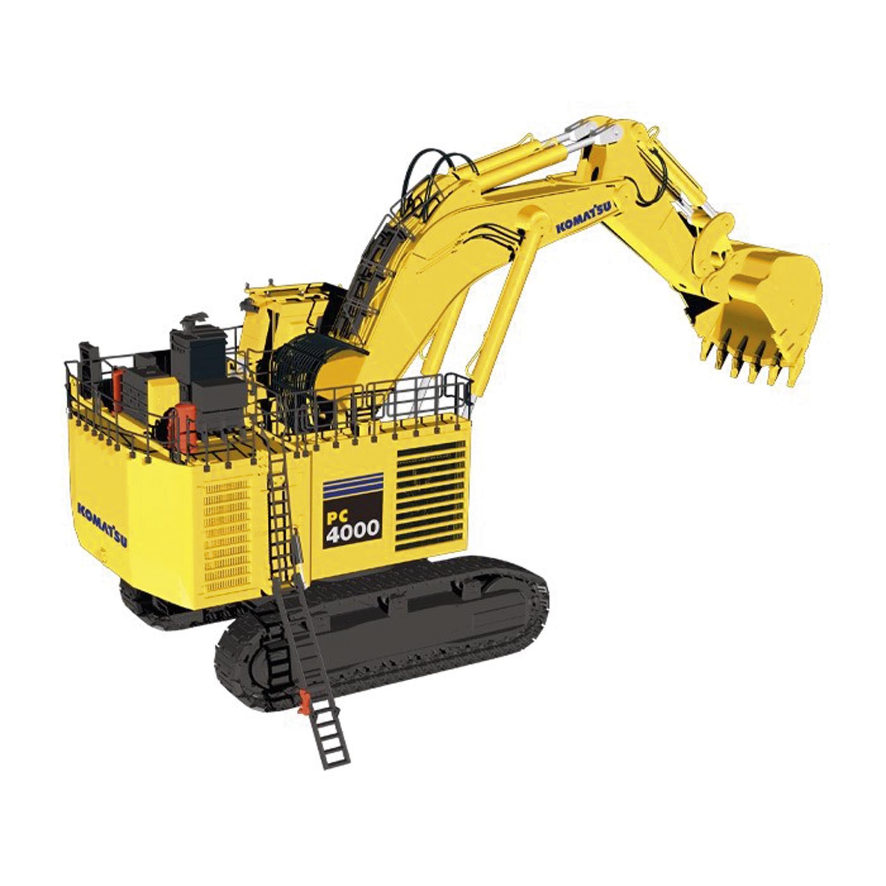 Komatsu PC4000-11 Minenbagger mit Tieflöffel Modell von NZG 1:50