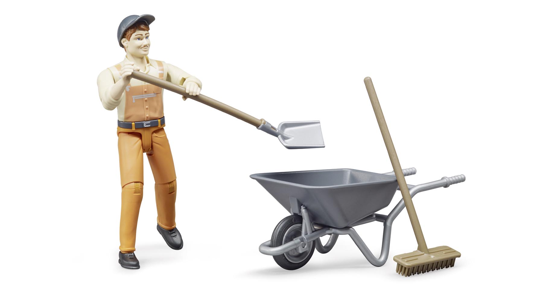 Kommunalarbeiter Figurenset Modell von Bruder 1:16
