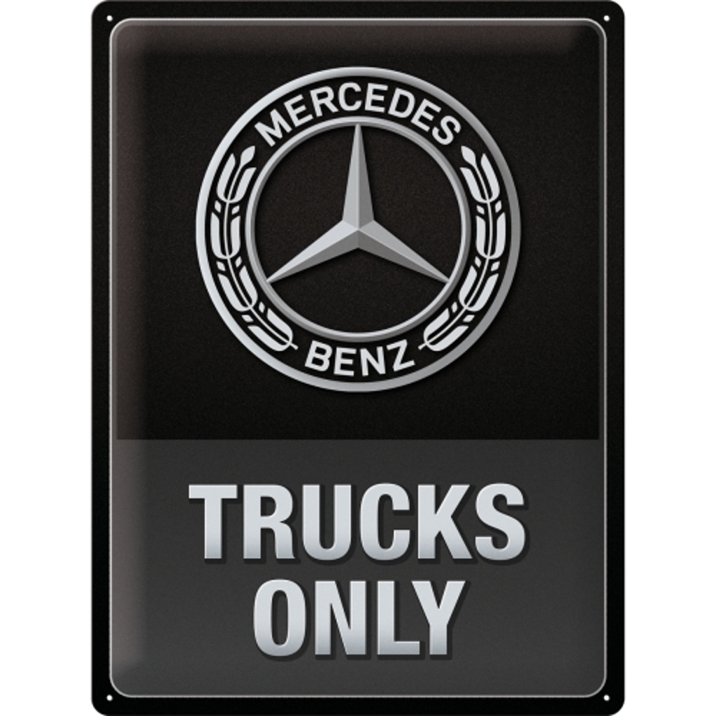 Blechschild Daimler Truck - Trucks Only-1