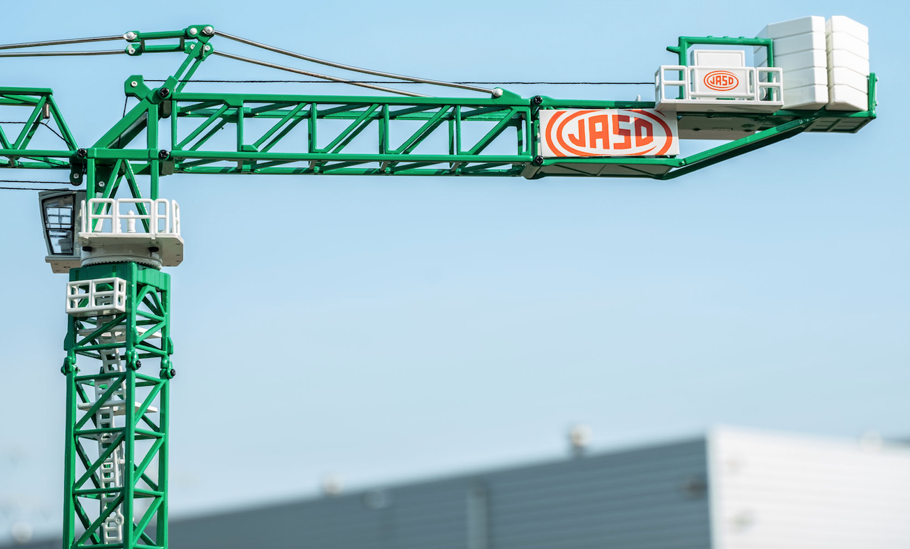 JASO Turmdrehkran Modell von ROS 1:87