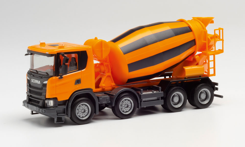 Scania CG 17 Betonmischer Lkw 4-achs Modell von herpa 1:87