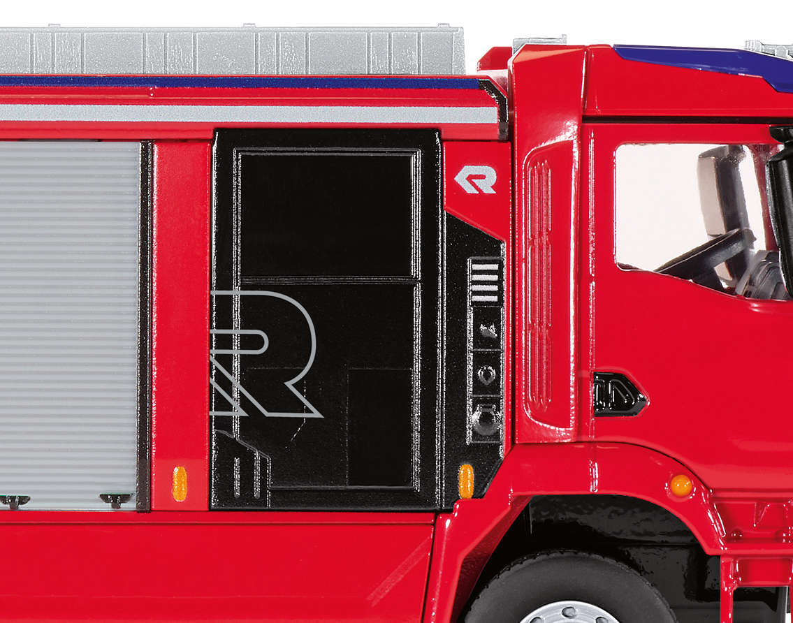 MAN TGM AT 2020 Rosenbauer Feuerwehr Modell von WIKING 1:43