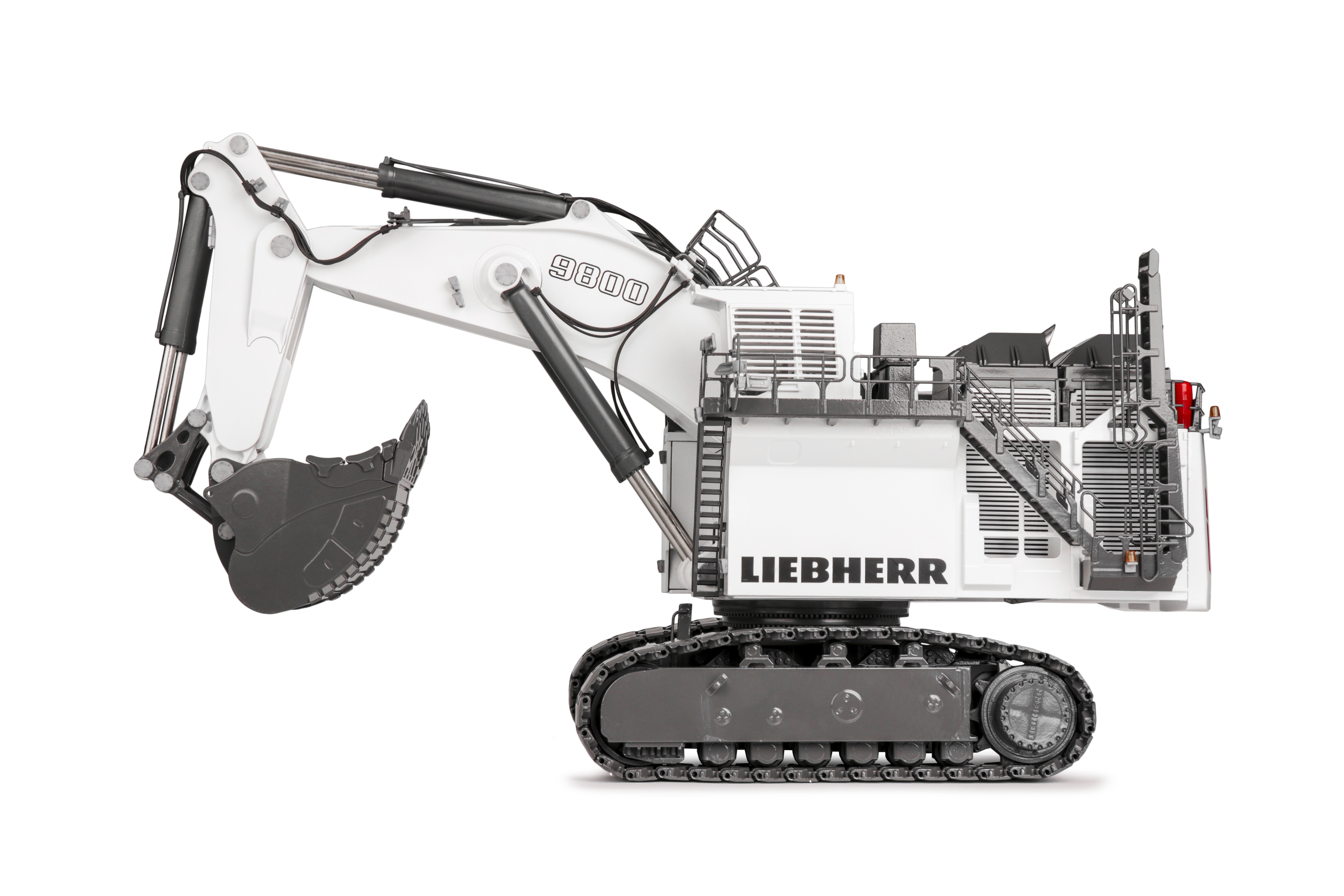 LIEBHERR R 9800 Miningbagger mit Tieflöffel Modell von Conrad 1:50