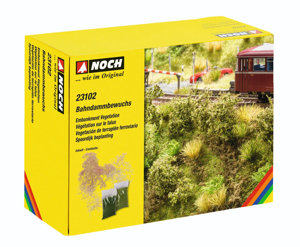 Bahndammbewuchs Modell von Noch 1:87