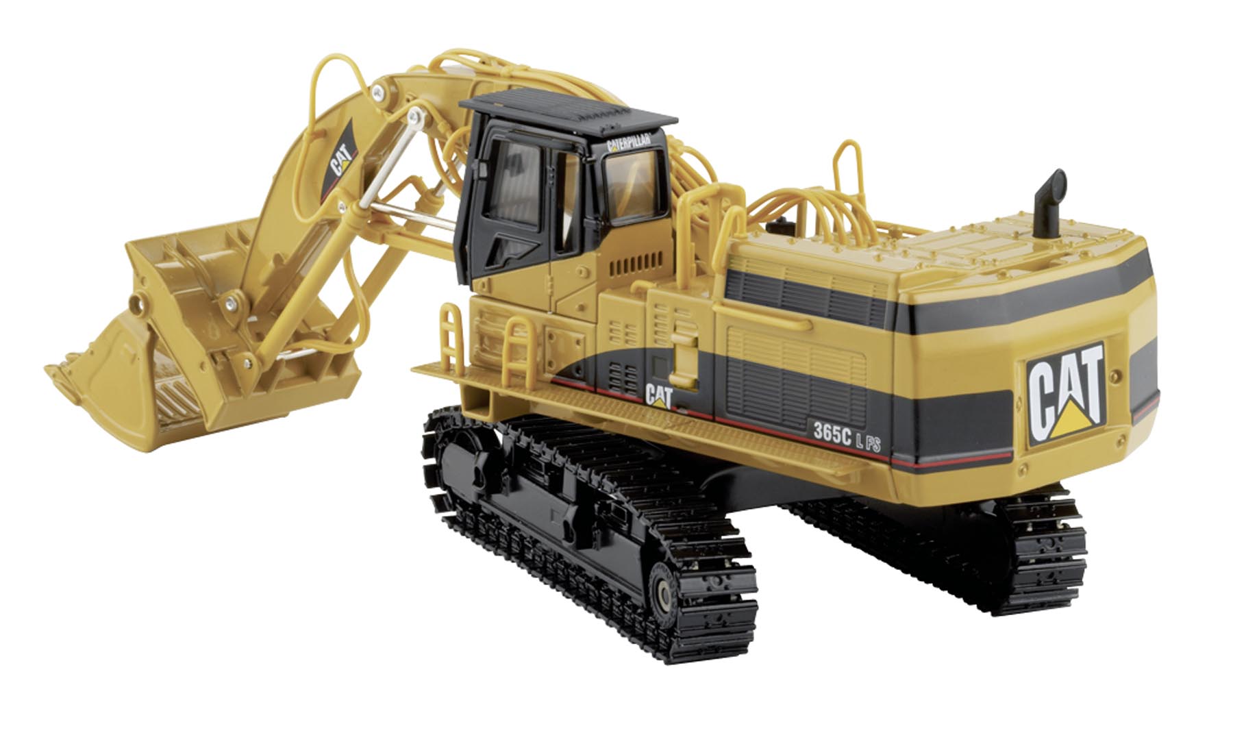 CAT365C Hochlöffelbagger mit Metallketten Modell von DieCast Masters 1:50