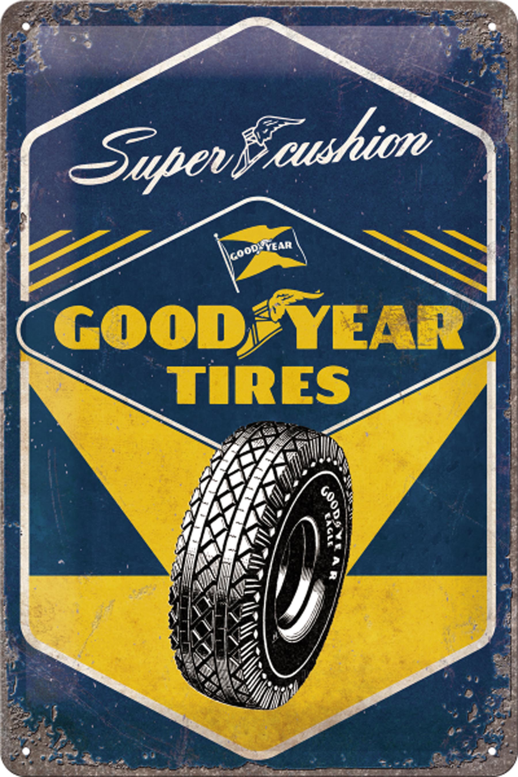 Blechschild Goodyear Tires
