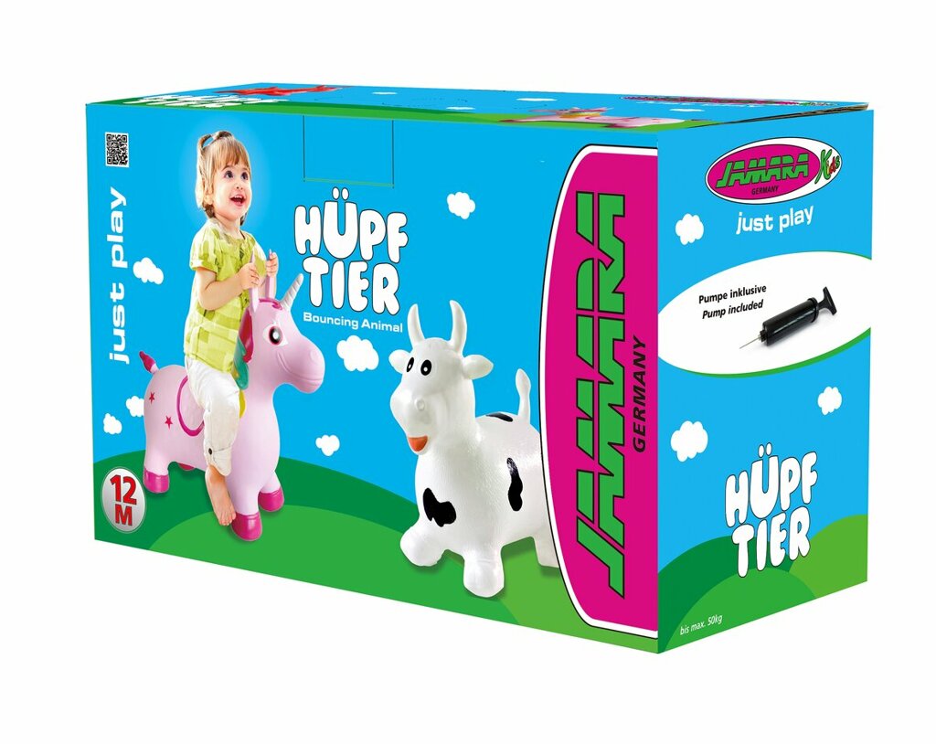 Kuh Hüpftier mit Pumpe