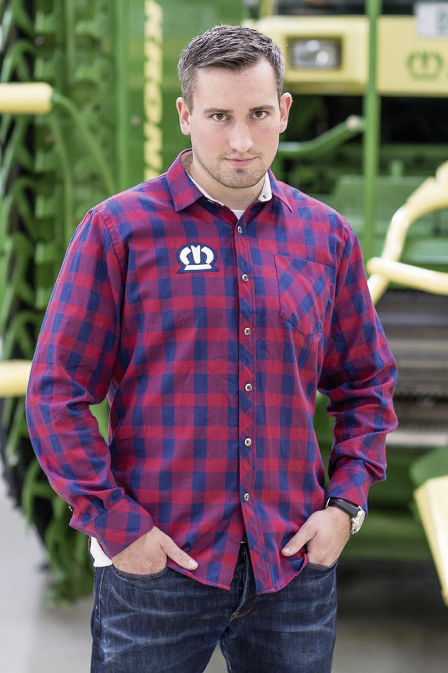 Flanellhemd Krone Gr. M