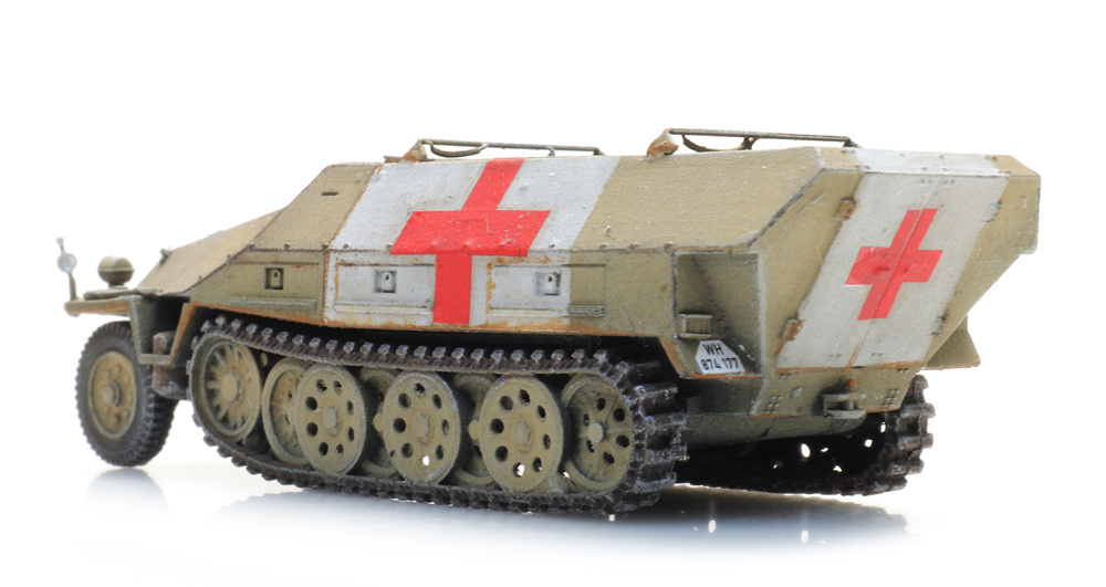 Sdkfz 251/8 Ausf D Sanitätspanzer Modell von Artitec 1:87