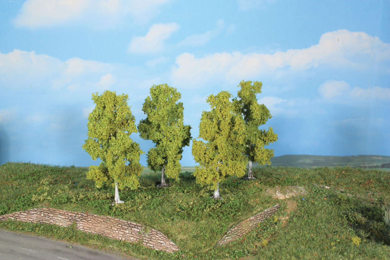 4 Birken 11 cm Modell von HEKI