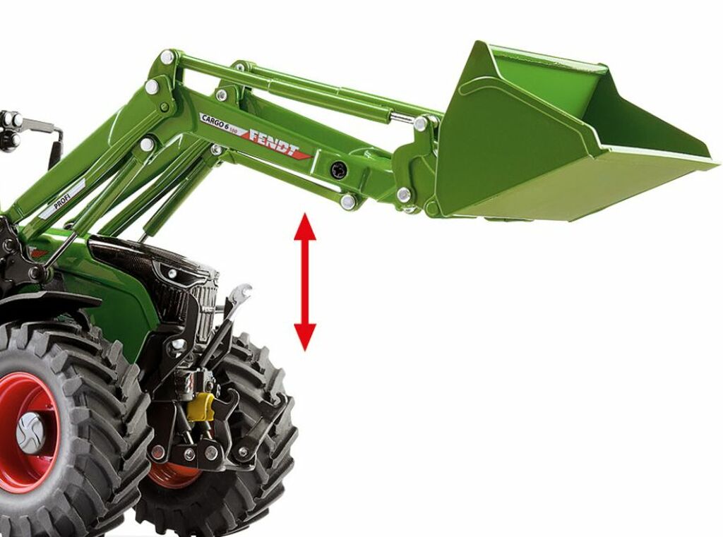 Fendt 724 Vario Gen.7 mit Frontlader Modell von WIKING 1:32