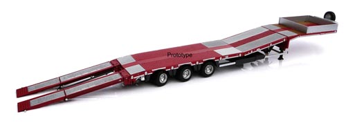 Nooteboom MCOS 48-03 Holzauflieger mit Metallgittern rot für Marge Sattelschlepper Modell von MarGe Models 1:32