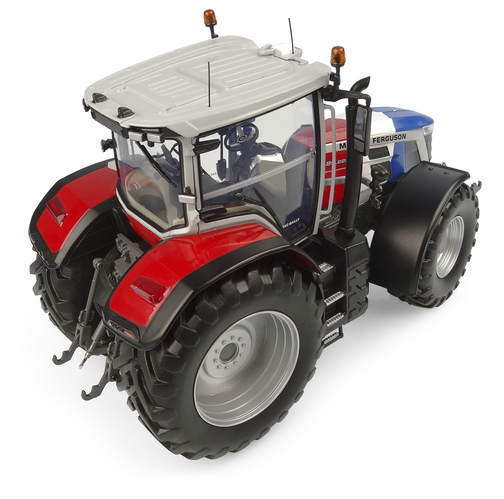 Massey Ferguson 8S.225 Edition Blue Blanc Rouge Limited Editon Modell von Universal Hobbies 1:32