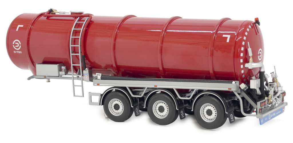 D-Tec Tankauflieger rot Modell von MarGe Models 1:32