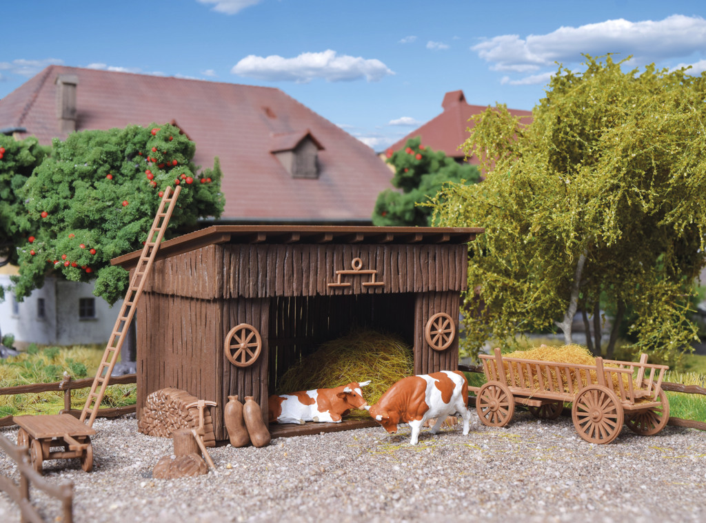 Viehunterstand Bausatz Modell von  1:87