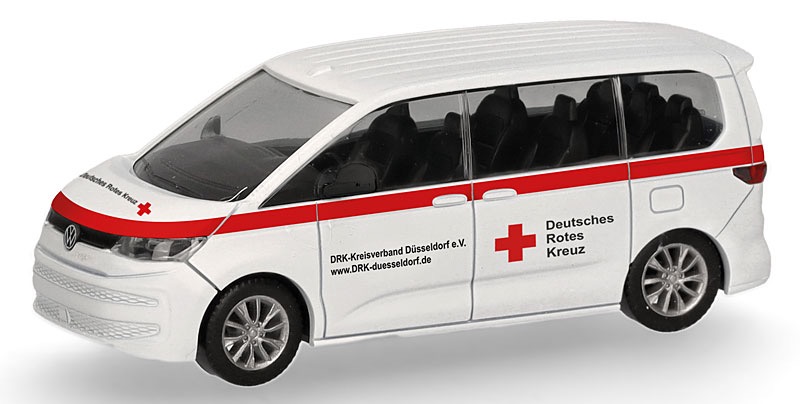 VW Multivan DRK Düsseldorf Modell von herpa 1:87