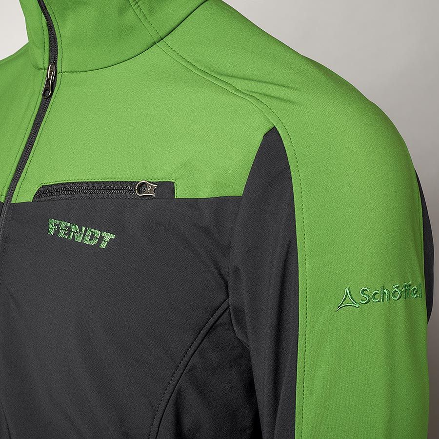 Fendt Softshelljacke Herren grün/schwarz
