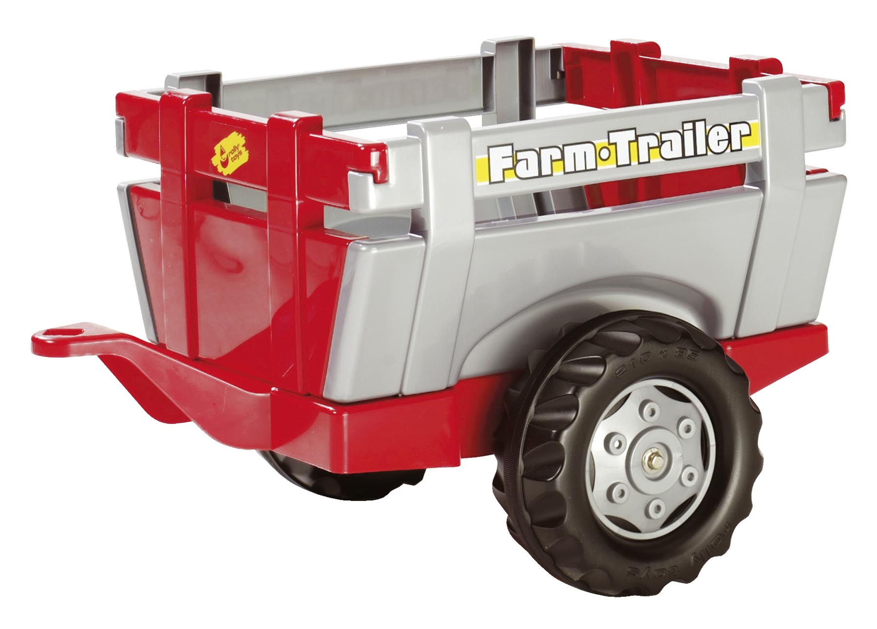 Farm Anhänger rot/silber von rolly toys