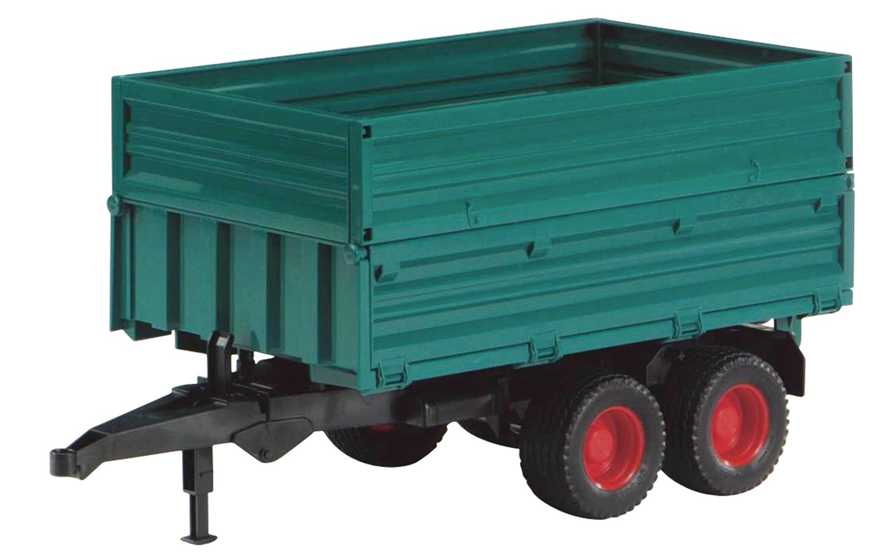 Tandemachs-Transportanhänger mit Aufsteckbordwand Modell von Bruder 1:16