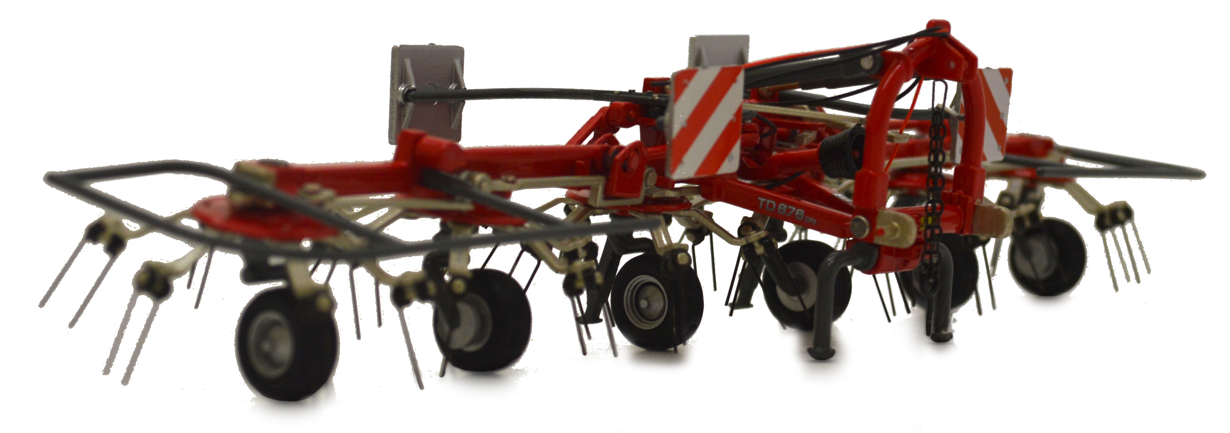 Massey Ferguson TD 676 Heuwender Modell von MarGe Models 1:32