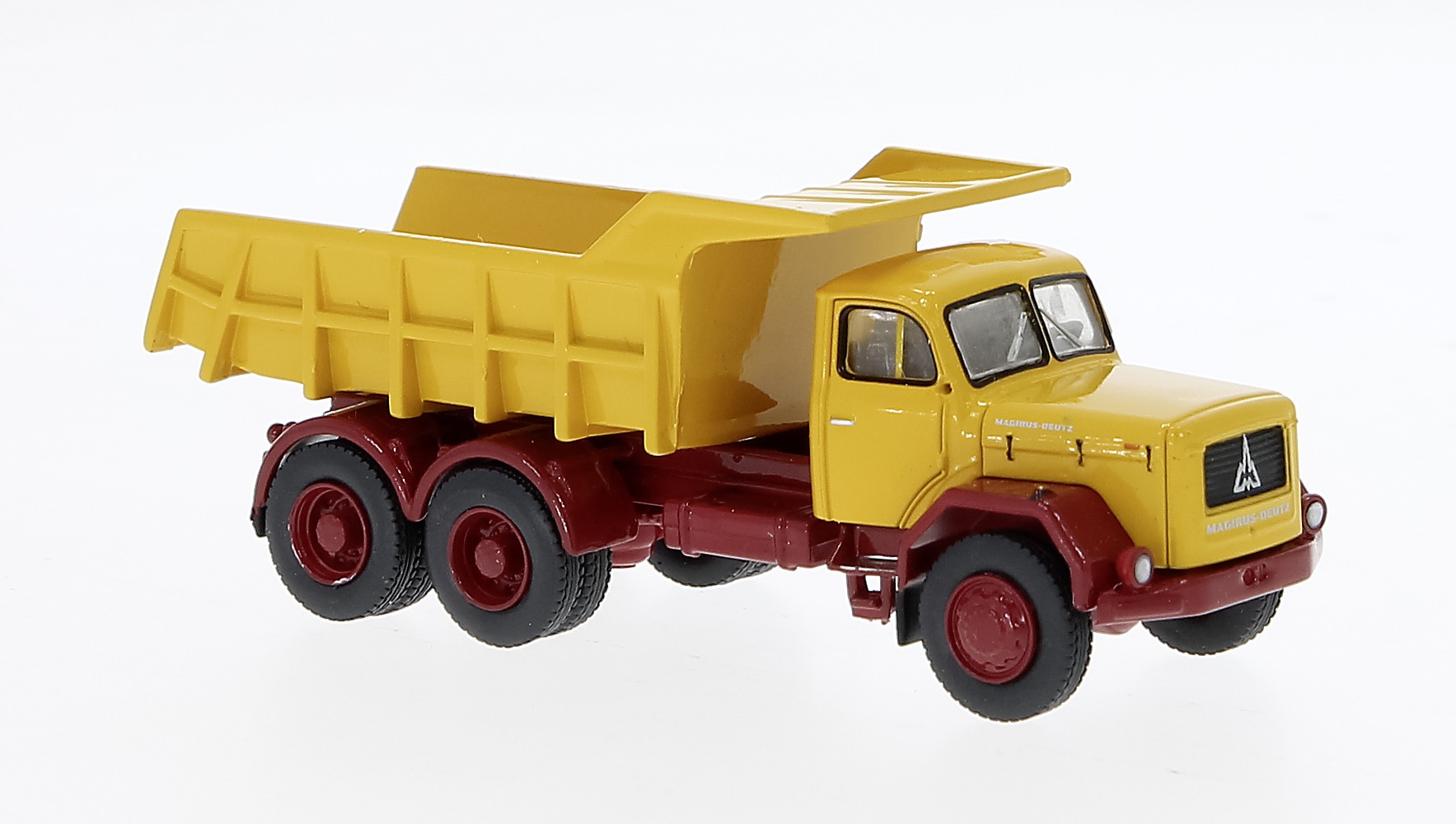 Magirus Jupiter Kipper gelb Modell von Brekina 1:87