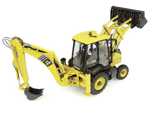 Komatsu WB93R-8 Baggerlader Modell von Universal Hobbies 1:50