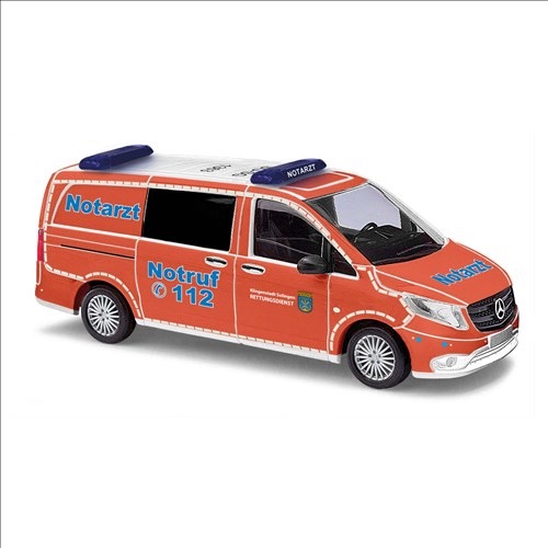 Mercedes Vito Kasten FW Solingen NEF Modell von Busch 1:87