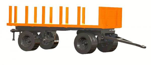 Rungenwagen Bausatz Modell von VK Modelle 1:87