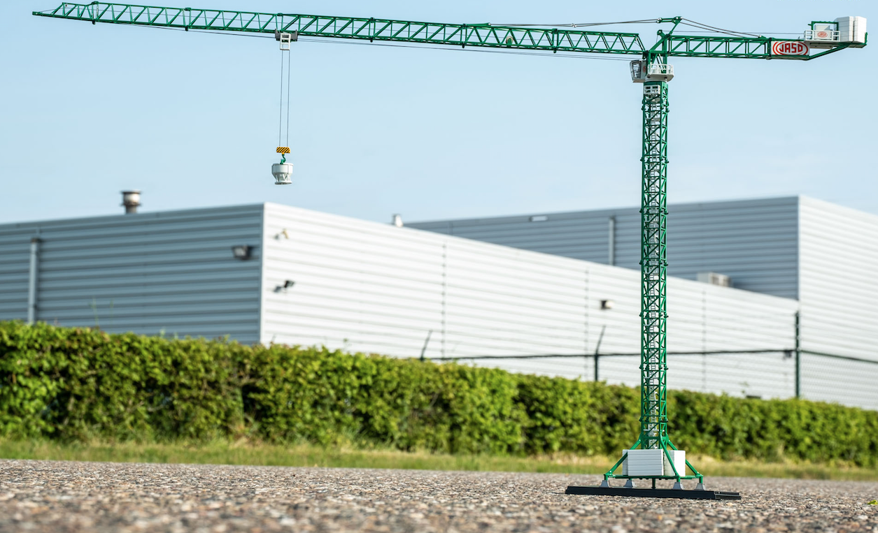 JASO Turmdrehkran Modell von ROS 1:87