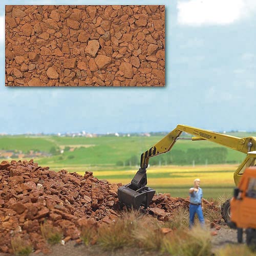 Ziegelschutt Modell von Busch 1:87