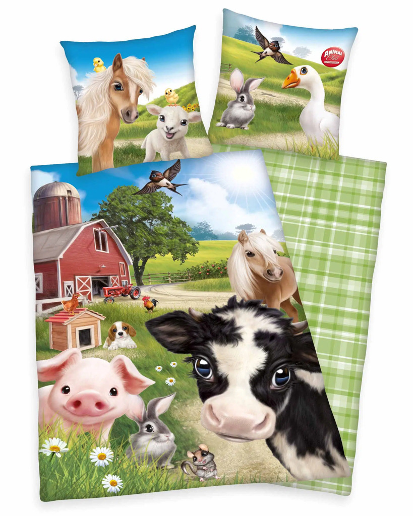 Animal Club Bauernhoftiere Bettwäsche-1