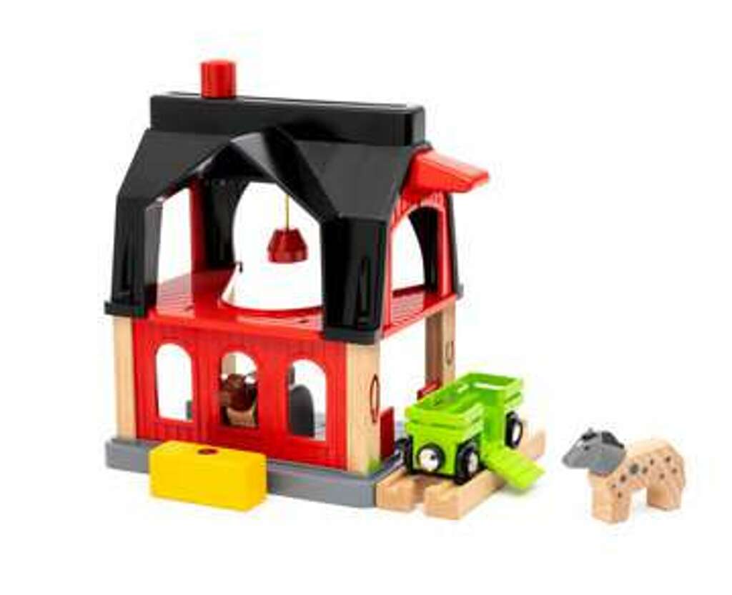 BRIO Tierscheune mit Heuwagen