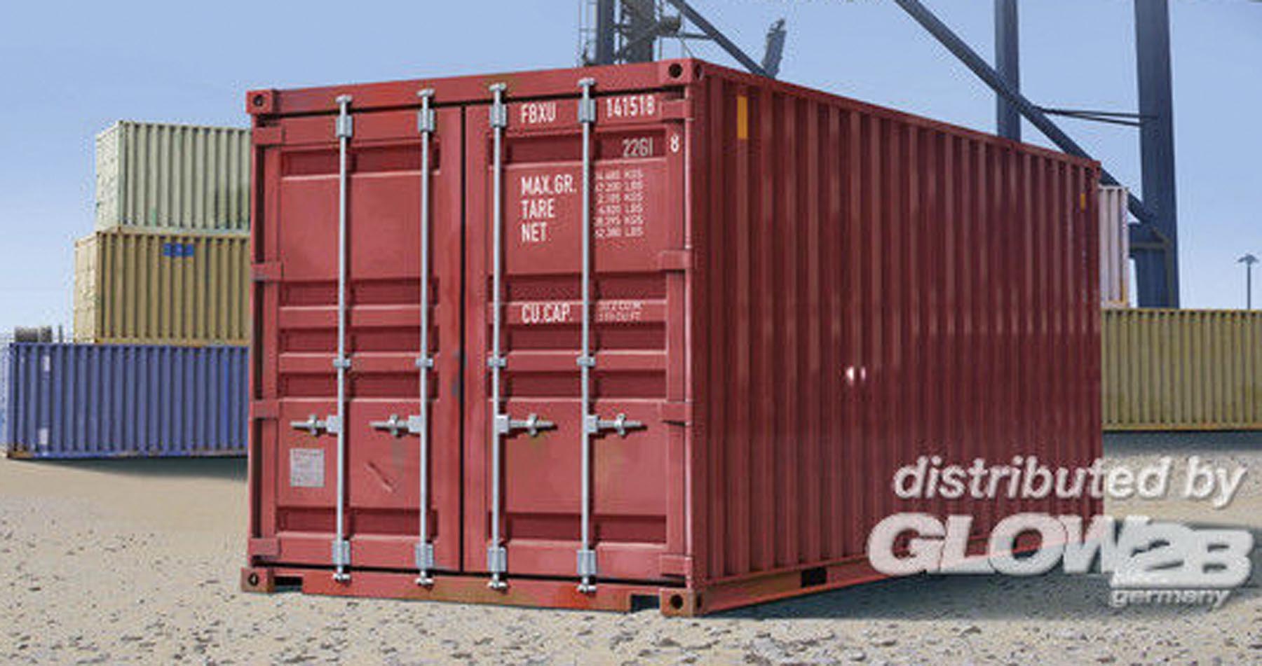 Container 20ft als Bausatz Modell von Trumpeter 1:35