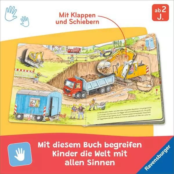 Aufladen Abfahren Auf der Baustelle