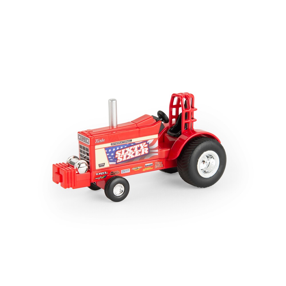 IH Vintage Pulling Tractor Sixty Sixer rot Modell von Ertl 1:64