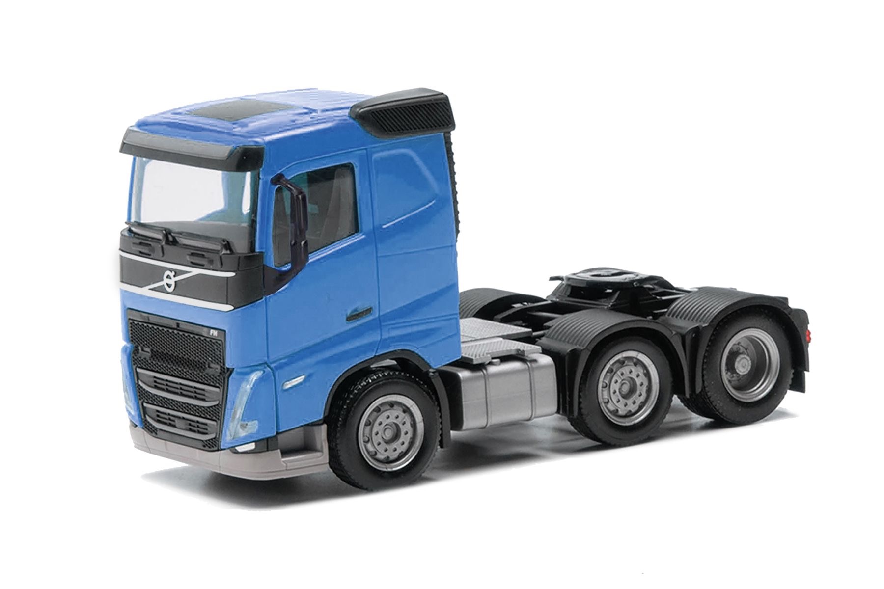 Volvo FH Flachdach Zugmaschine 3achs, 6x2, himmelblau Modell von herpa 1:87
