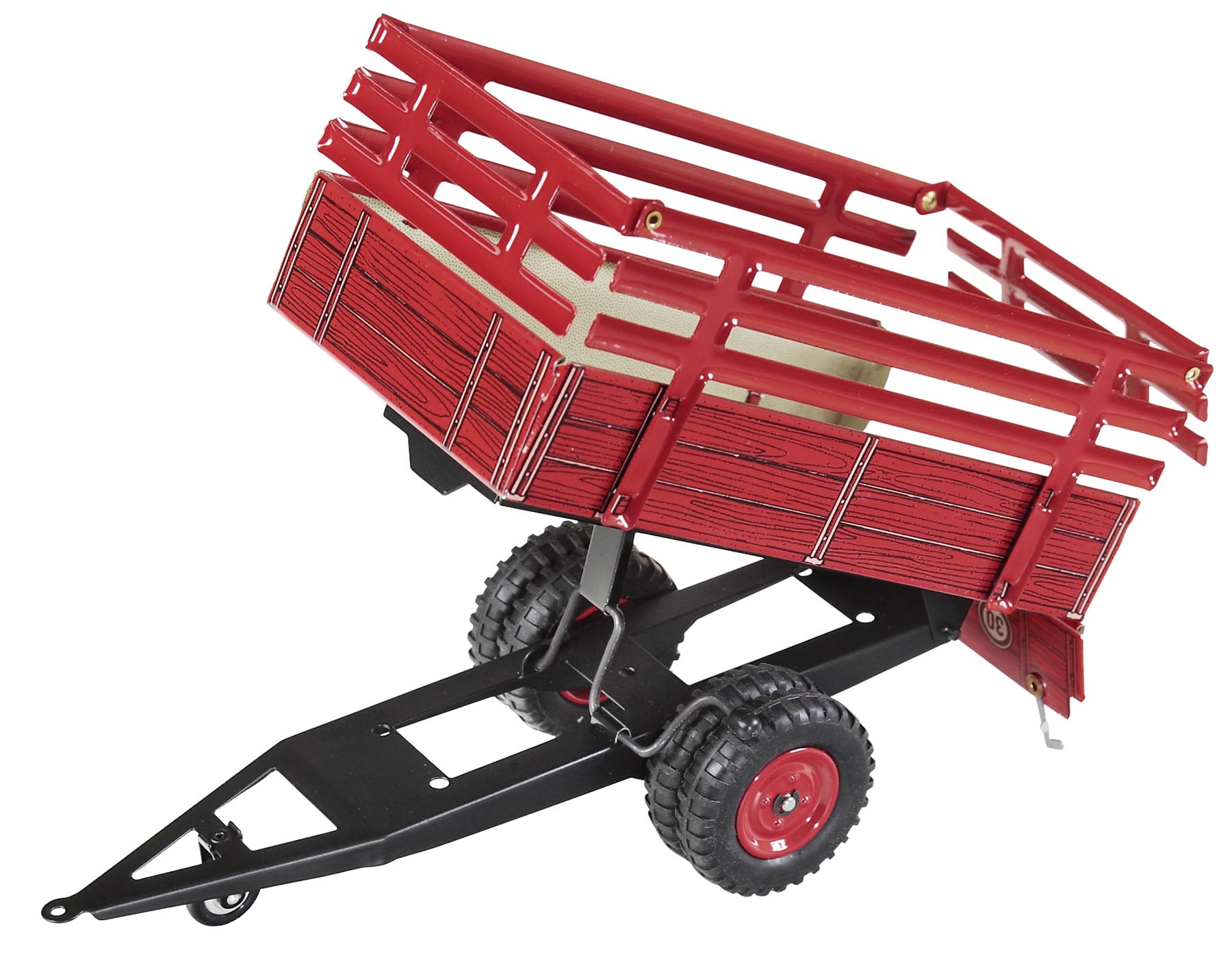 Einachsanhänger mit Aufbau (rot) Modell von Kovap 1:25