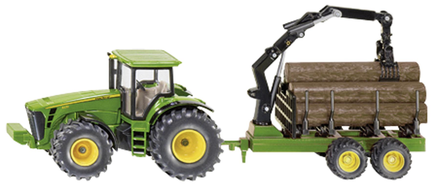 John Deere 8430 mit Forstanhänger Modell von Siku 1:50