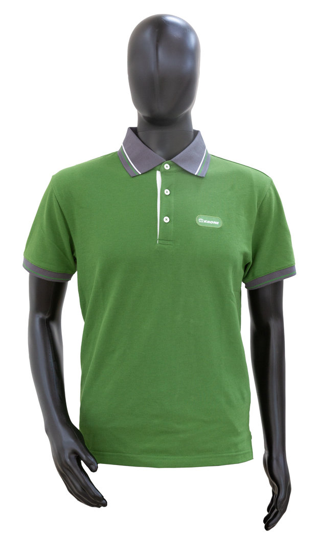 Krone Polo-Shirt grün/grau Herren